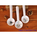 Hot sell porcelain personalized icecream spoon